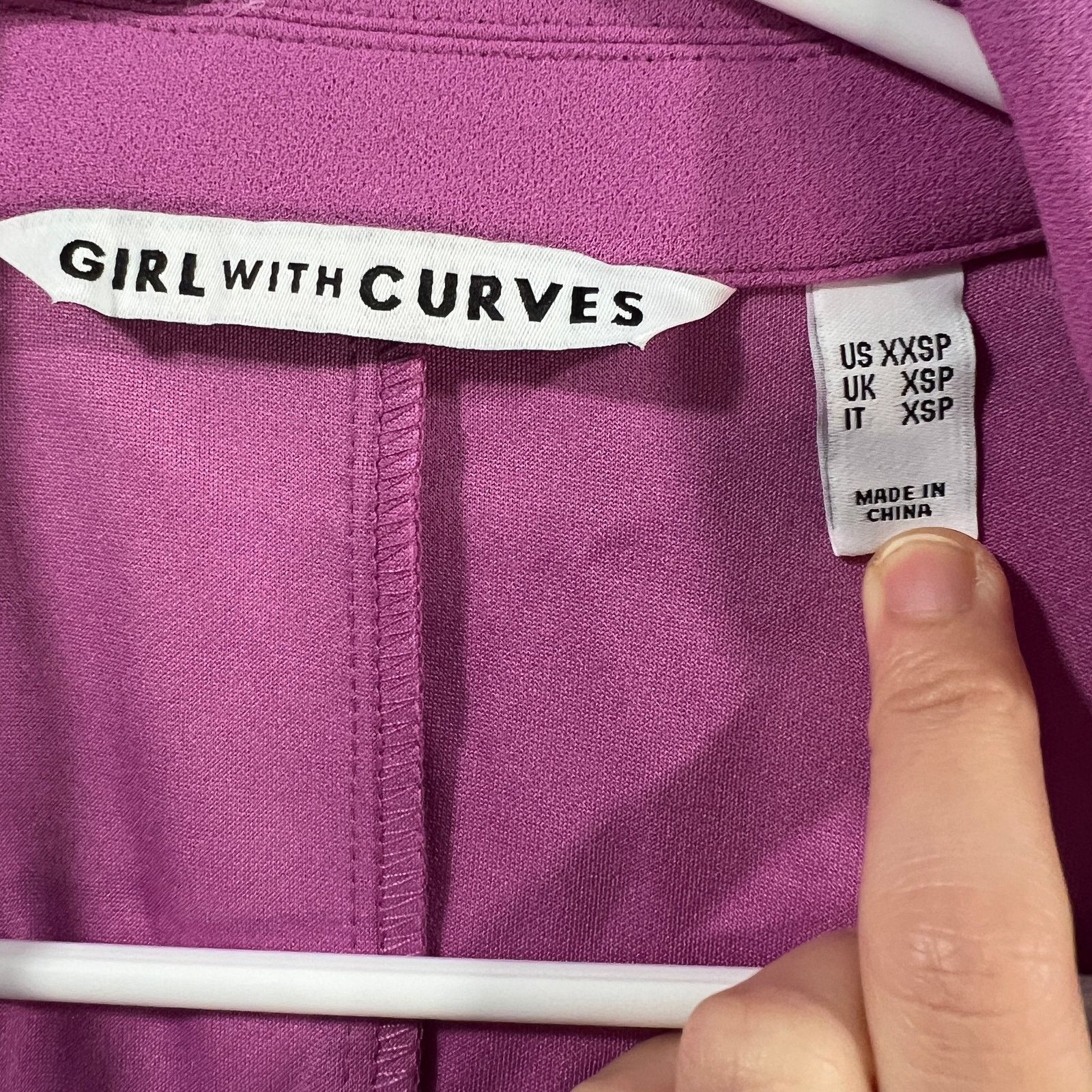 Other Girl With Curves 3/4-Sleeve Wrap Cost with Tie Wa Padiant Size XXS / US 00 / IT 34 - 3 Thumbnail