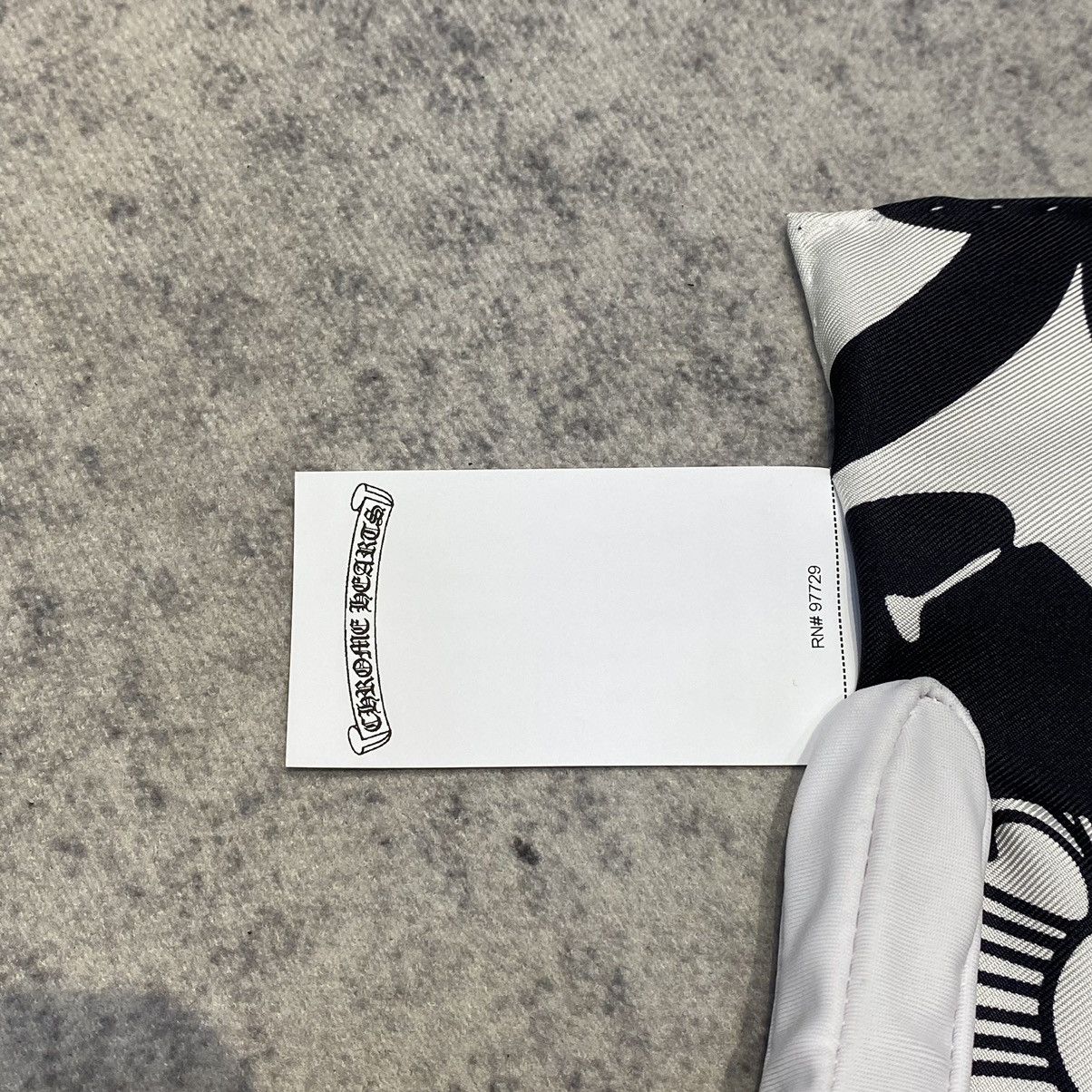Chrome Hearts Chrome Hearts CH All over Print Silk Scarf black/white Size ONE SIZE - 7 Thumbnail
