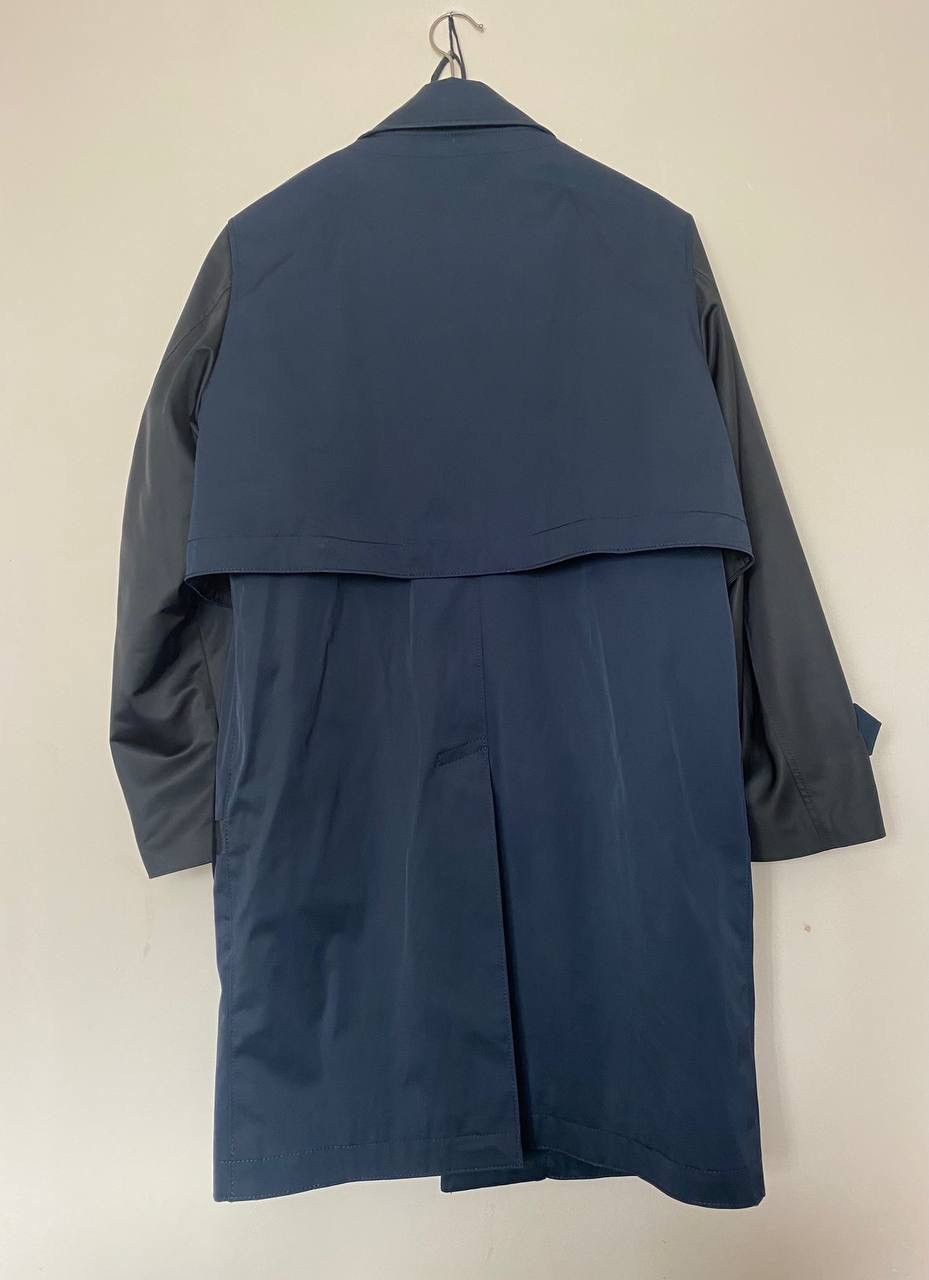 Coach RARE🔥 Coach Men's Long Overcoat in Blue Black Size US L / EU 52-54 / 3 - 7 Thumbnail