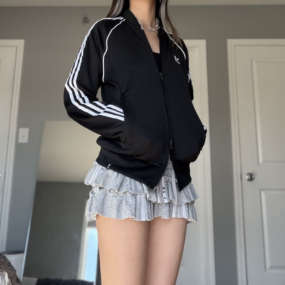 Adidas Adidas Adicolor Classic SST Black & White Track Jacket Size US S / EU 44-46 / 1 - 11 Thumbnail