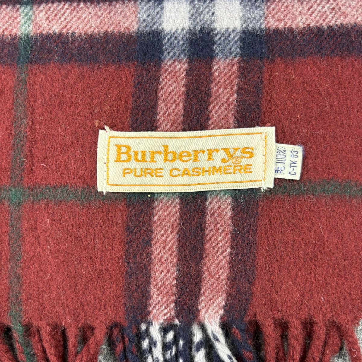 Burberry × Vintage Burberry Scarf # D701 # Muffler # Neckwear Size ONE SIZE - 2 Thumbnail