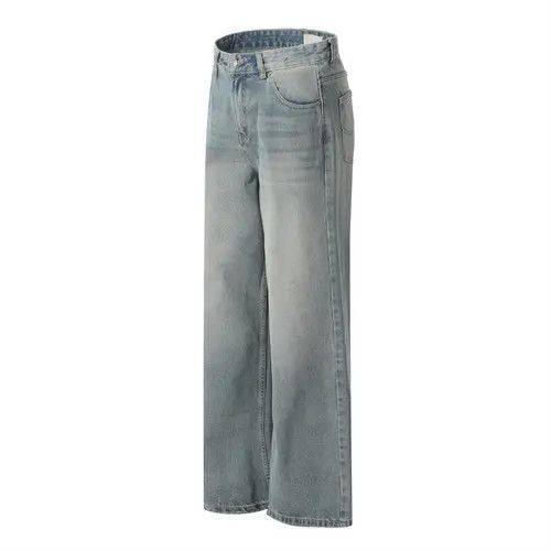 Japanese Brand × Jean American retro washed loose casual distressed simple jeans Size US 32 / EU 48 - 2 Thumbnail