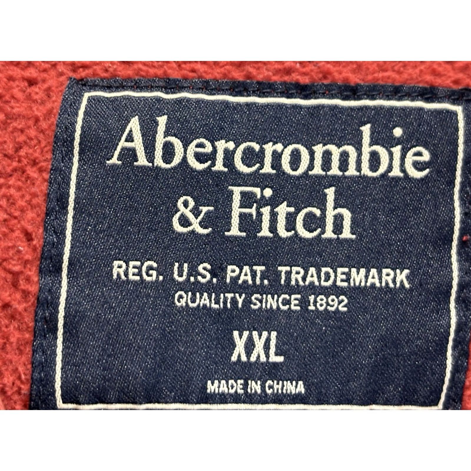 Abercrombie & Fitch VINTAGE Abercrombie & Fitch Hoodie Sweatshirt Men’s XXL Red Y2K Preppy Thrashed READ Size US XXL / EU 58 / 5 - 5 Thumbnail