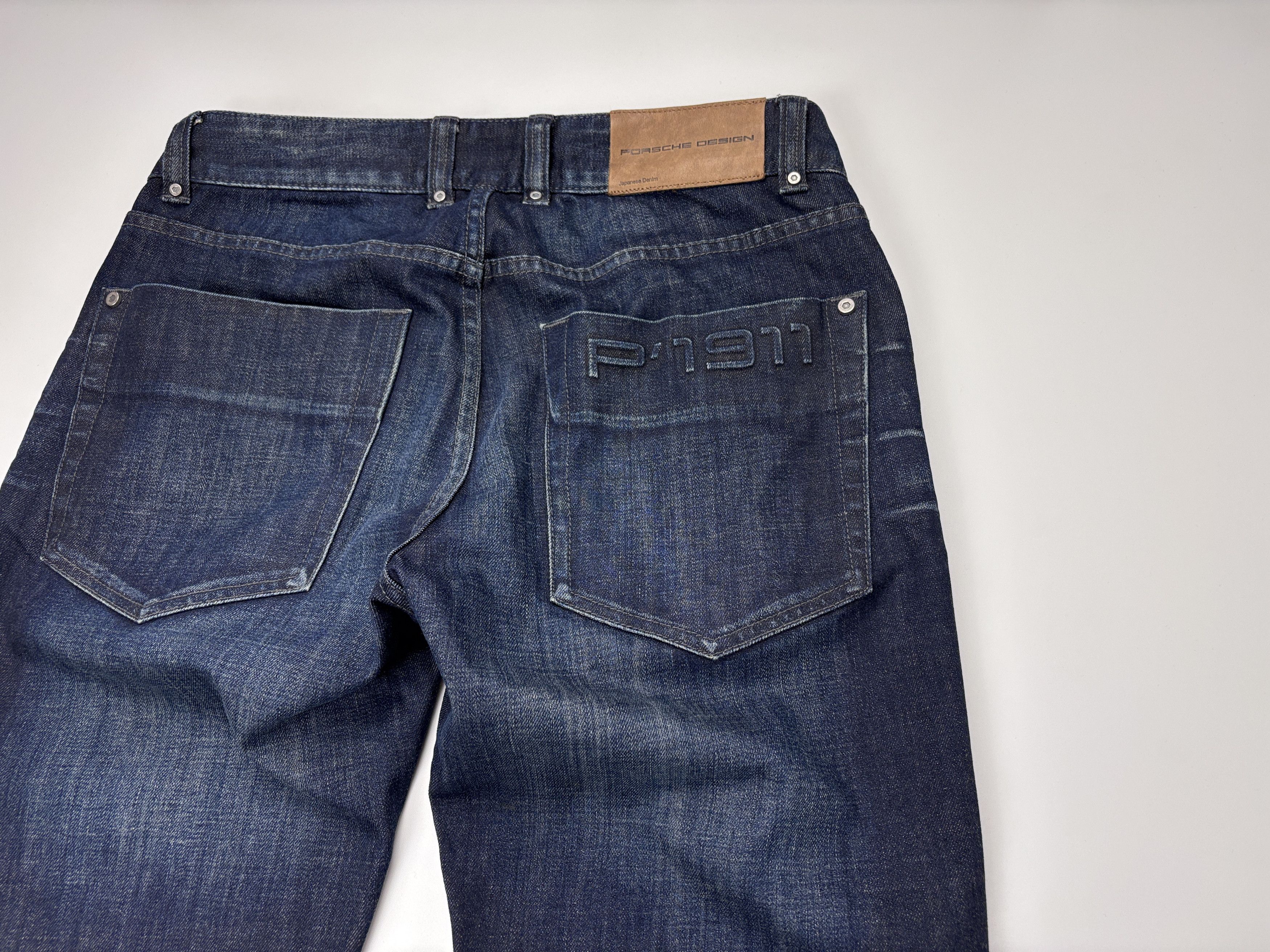 Porsche Design Porsche Design Japanese Denim Jeans P'1900 Navy Blue 32x34 Size US 32 / EU 48 - 6 Thumbnail