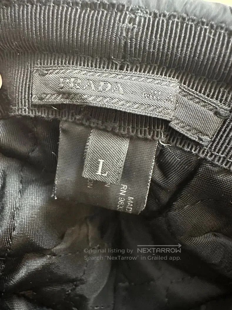 Prada prada pelluckskin hat down hat L size bought to wear not ma Size ONE SIZE - 3 Thumbnail