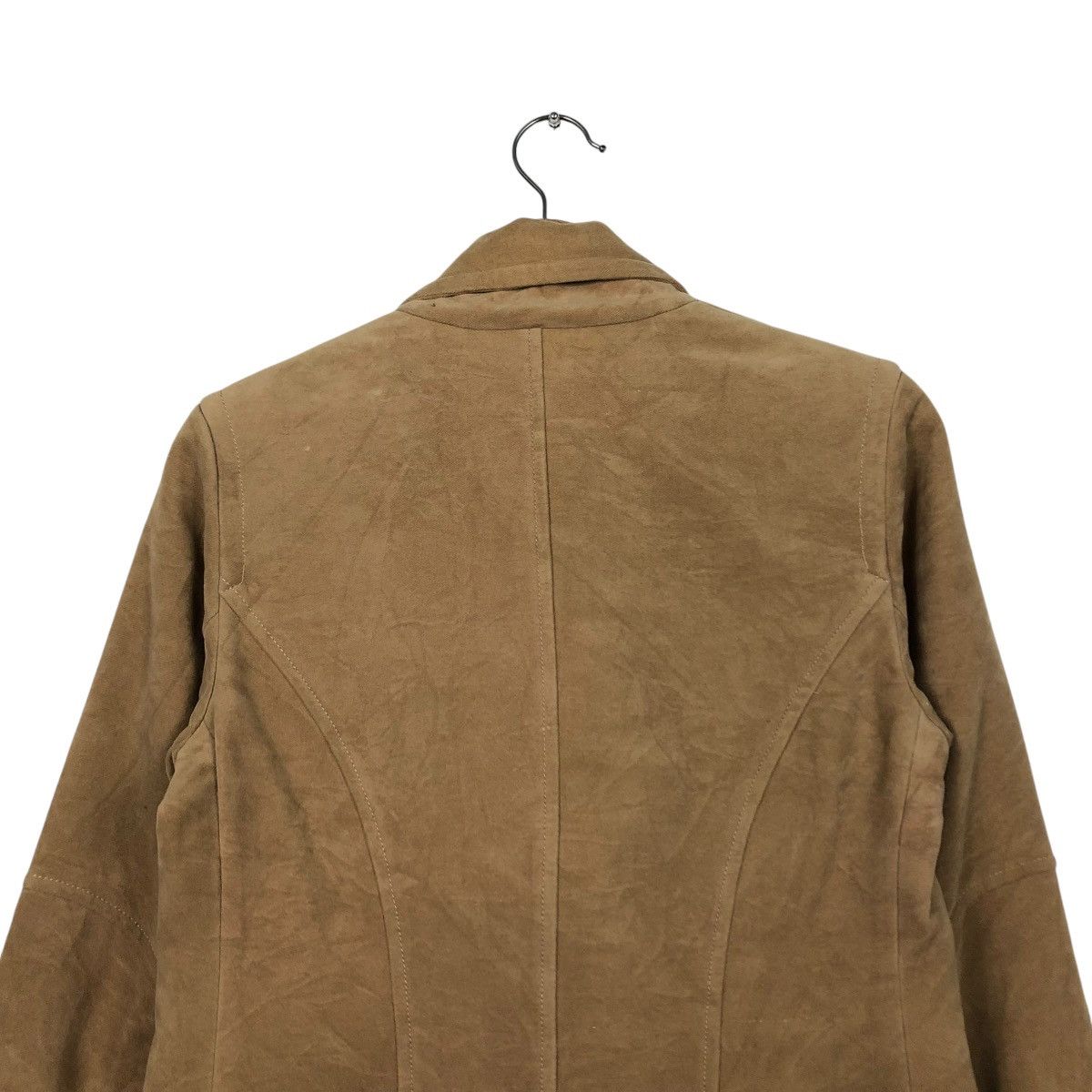 Hysteric Glamour 🔥VTG CROPPED BIKER JACKET MOLESKIN DOUBLE COLLAR MARGINAL Size US S / EU 44-46 / 1 - 11 Thumbnail