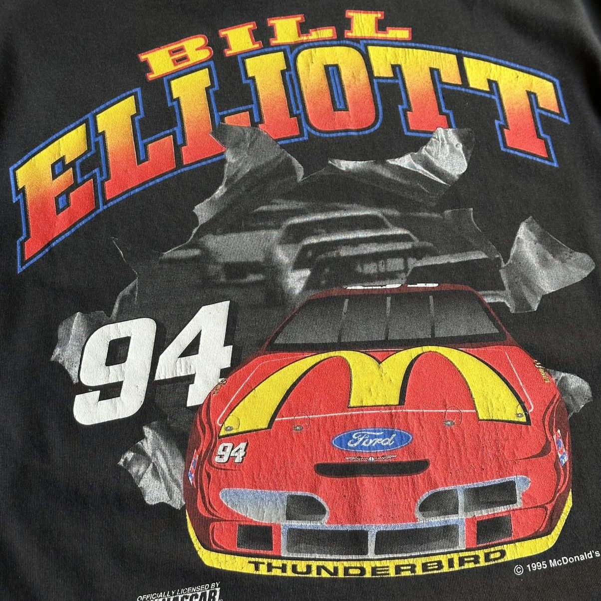 NASCAR Vintage 1995 Bill Elliott McDonald’s Nascar Tee Size US XL / EU 56 / 4 - 3 Thumbnail