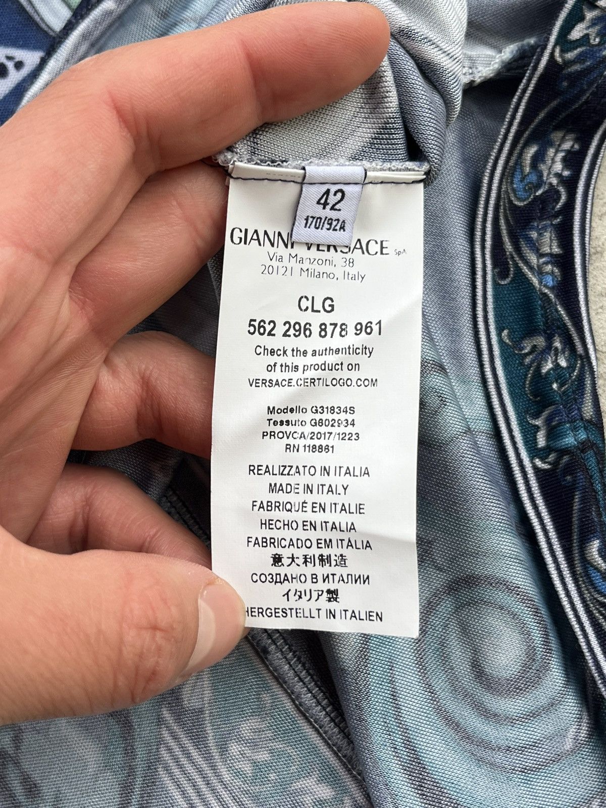 Versace 00’s Gianni Versace Y2K Mesh Tank Top Blouse T-Shirts Size M / US 6-8 / IT 42-44 - 4 Thumbnail