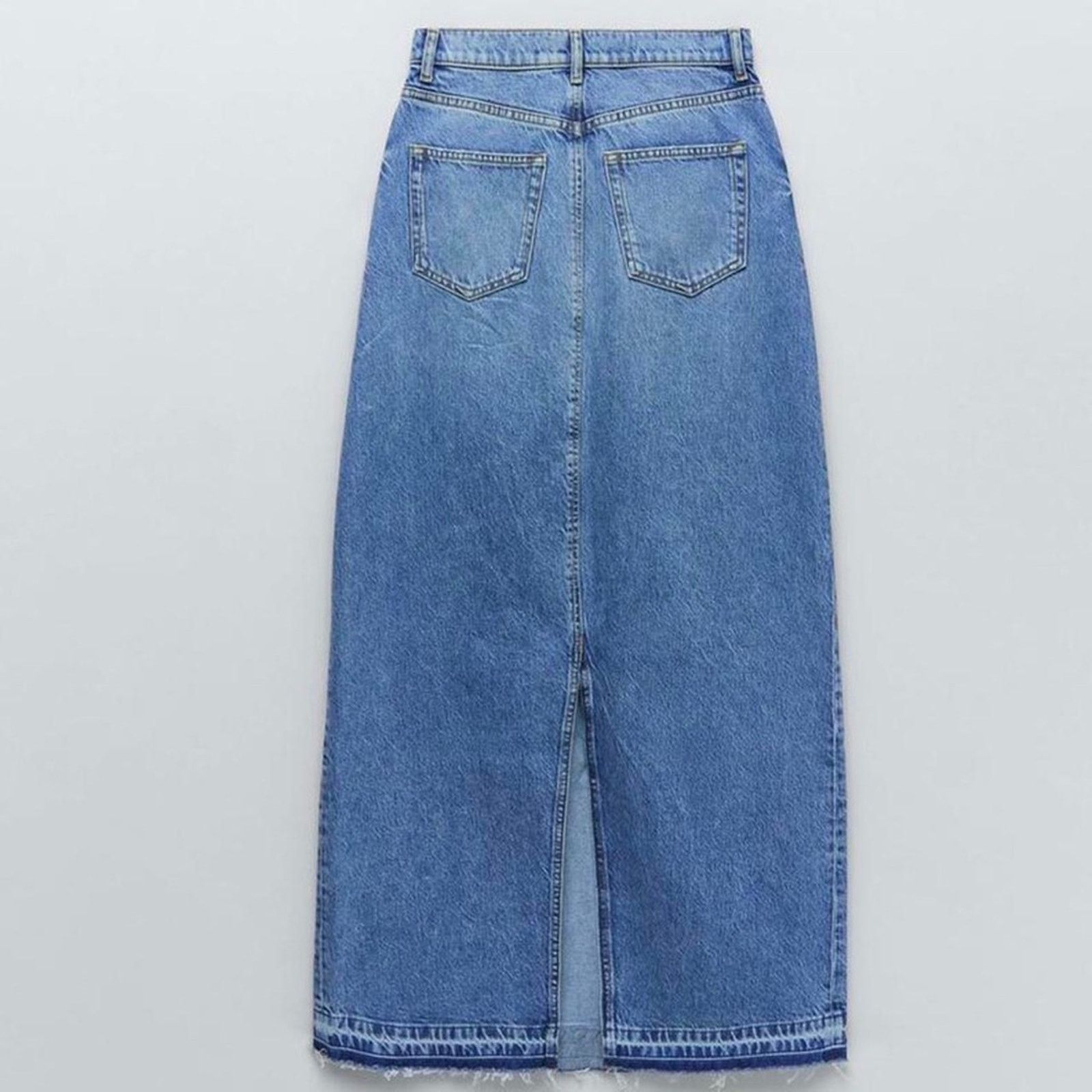 Zara ZARA SKIRT PREMIUM LONG SKIRT Size 26" / US 2 / IT 38 - 6 Thumbnail