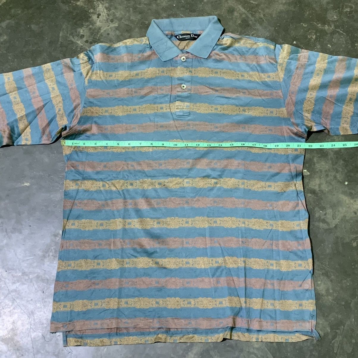 Christian Dior Monsieur Christian dior polo’s longsleve strip Size US M / EU 48-50 / 2 - 5 Thumbnail
