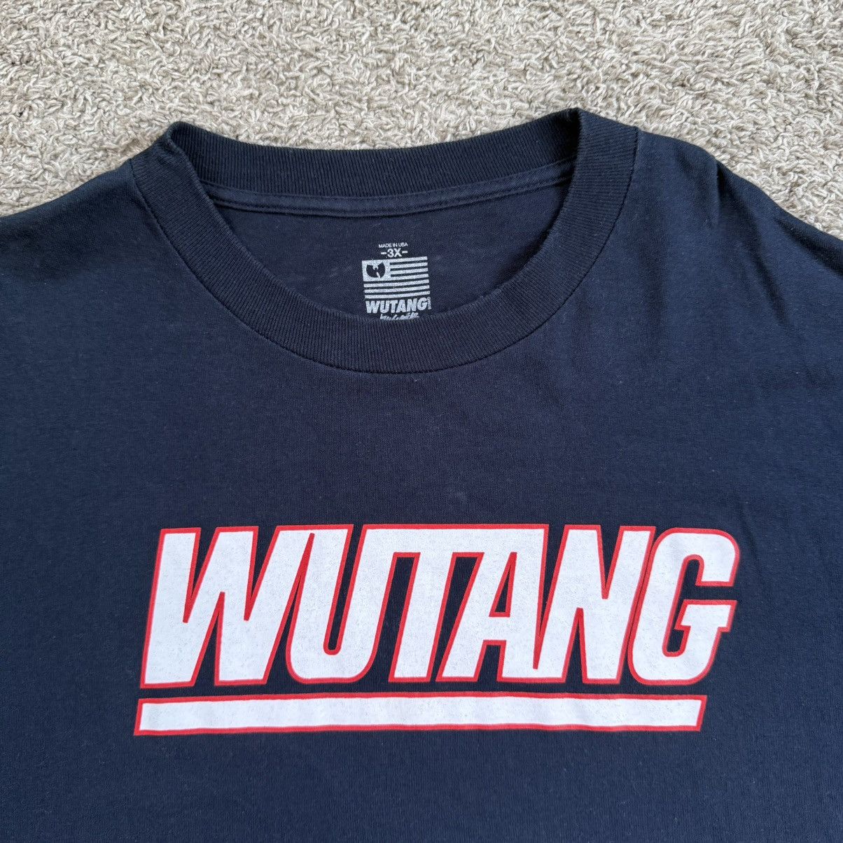 Wu-Tang Clan 🔴Wu-Tang Shirt Size 3XL New York Giants Theme Navy Blue Gza Size US XXL / EU 58 / 5 - 1 Thumbnail