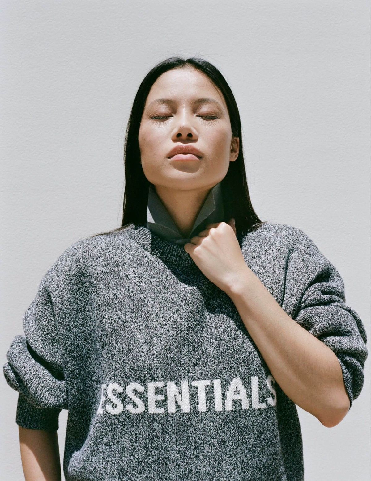 Essentials 2020 Essentials Heather Grey Knit Sweater Size US L / EU 52-54 / 3 - 3 Thumbnail