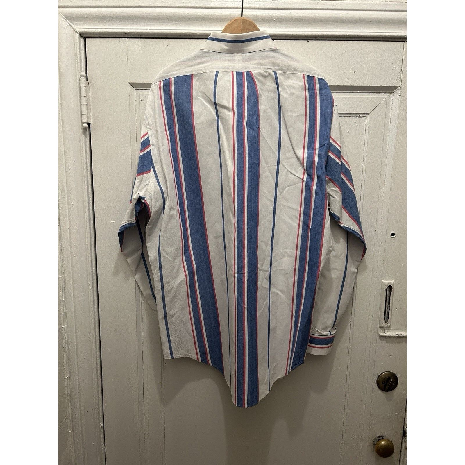 Lauren Ralph Lauren Vintage Ralph Lauren Button Down Striped Shirt XXL 80s Retro Size US XXL / EU 58 / 5 - 4 Thumbnail