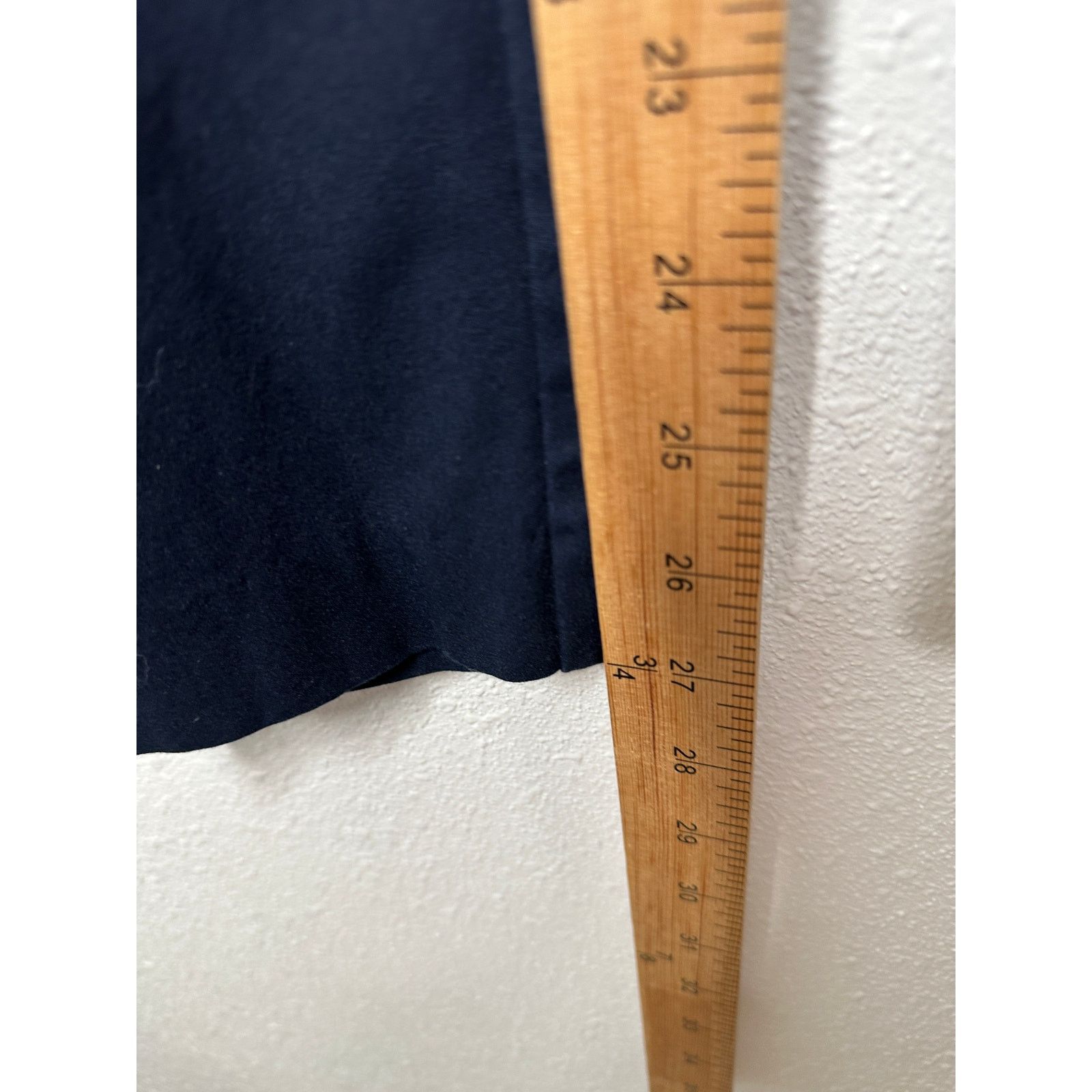 Rag & Bone rag & bone Navy Blue Stretch Back Zip High Waist Trouser 8 Size 30" / US 8 / IT 44 - 10 Thumbnail