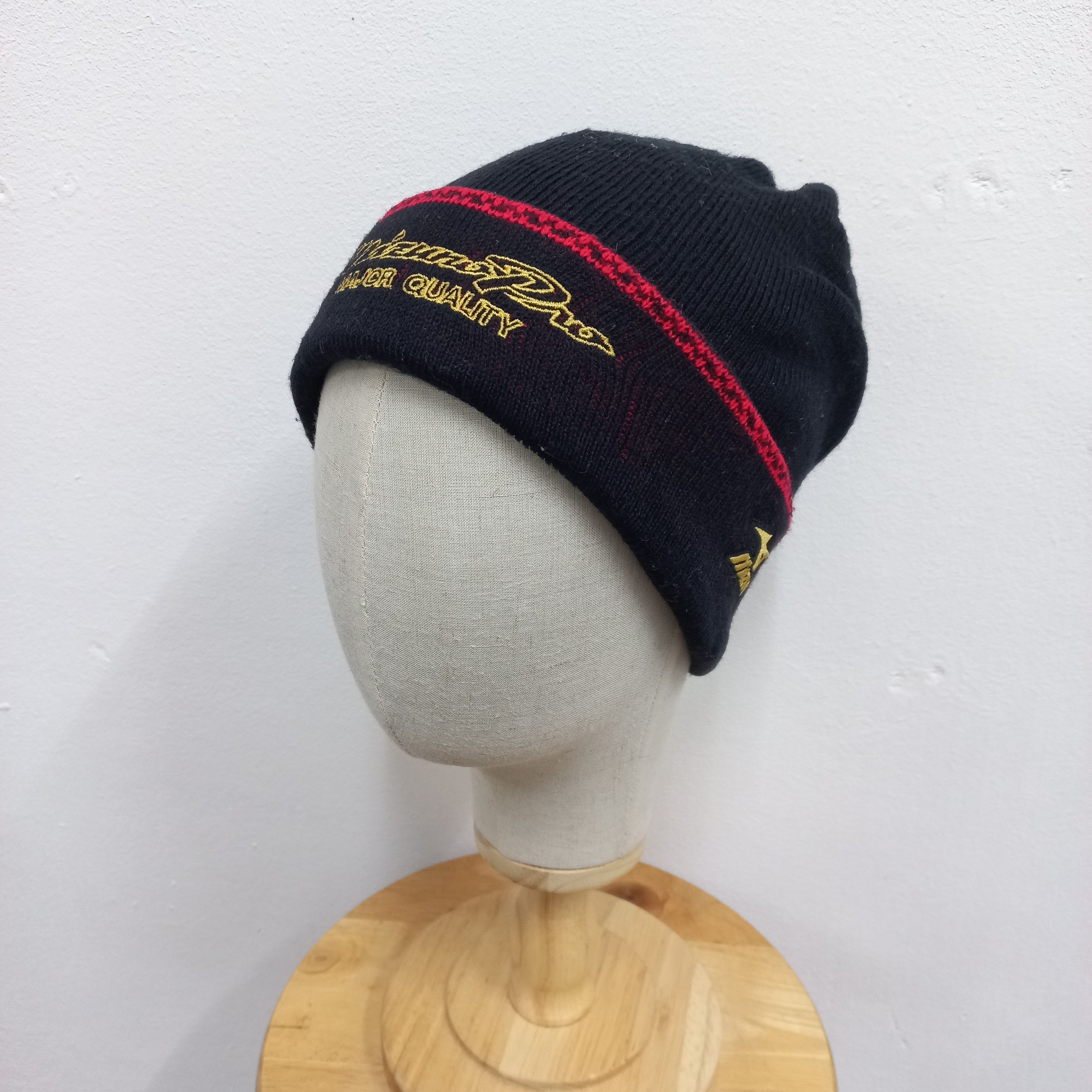 Mizuno Vintage mizunopro by mizuno spellout beanie hat Size ONE SIZE - 2 Thumbnail