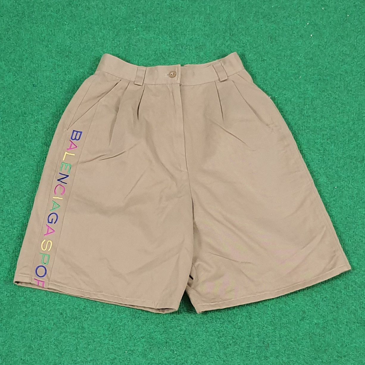 Balenciaga Vintage Balenciaga Sports Spell Out Golf Shorts Size 22" - 1 Thumbnail