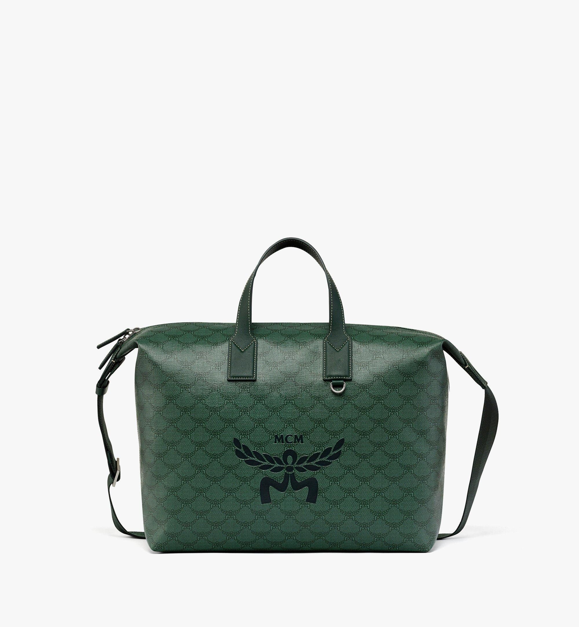 MCM o1mt1gz0225 Size: OS / Unisex Himmel E/W Tote Bag in Green Size ONE SIZE - 1 Thumbnail