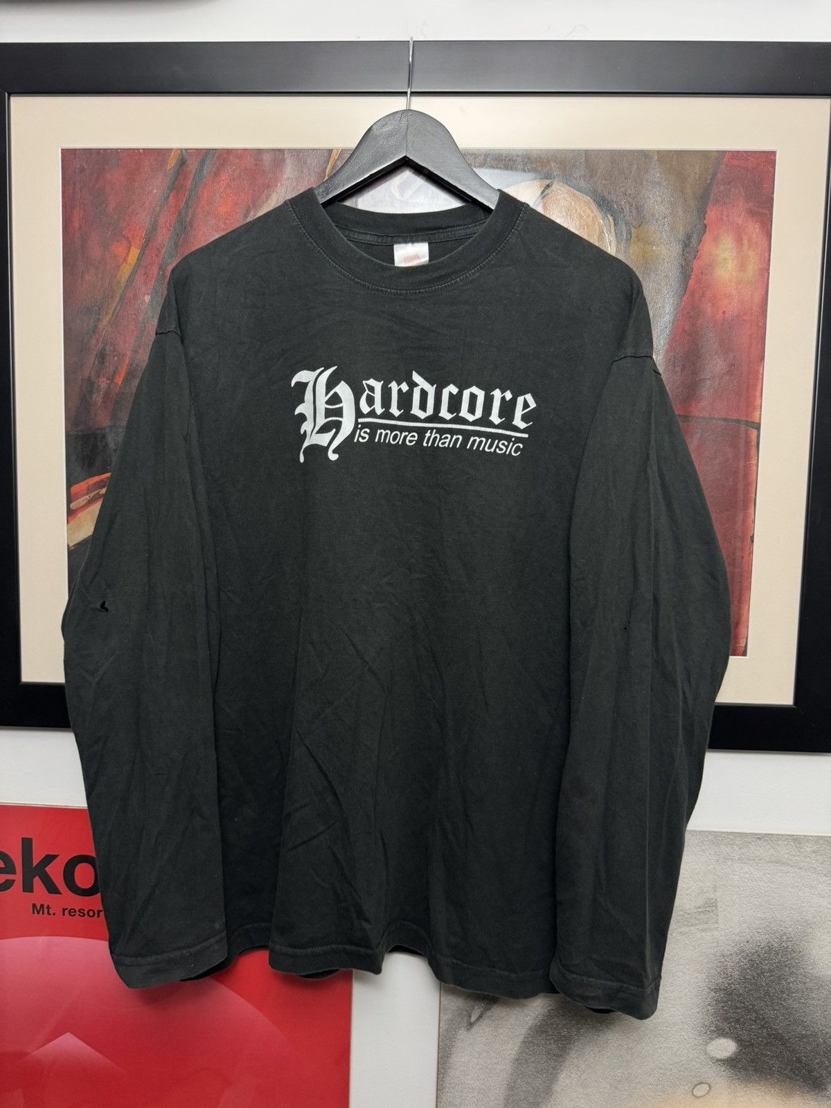 Band Tees y2k Hatecore is More Than Music Goodbye Left Side Longsleeve Size US XL / EU 56 / 4 - 1 Thumbnail