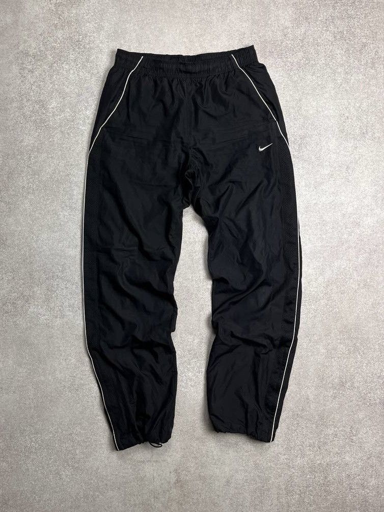 Nike VINTAGE NIKE SWOOSH FLARED TRACK PANTS Y2K S Size US 31 - 1 Thumbnail