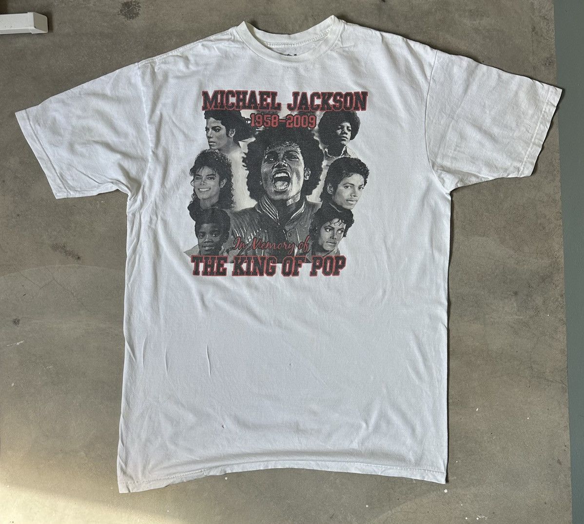 Fruit Of The Loom VINTAGE MICHAEL JACKSON TRIBUTE TEE Size US XXL / EU 58 / 5 - 1 Thumbnail