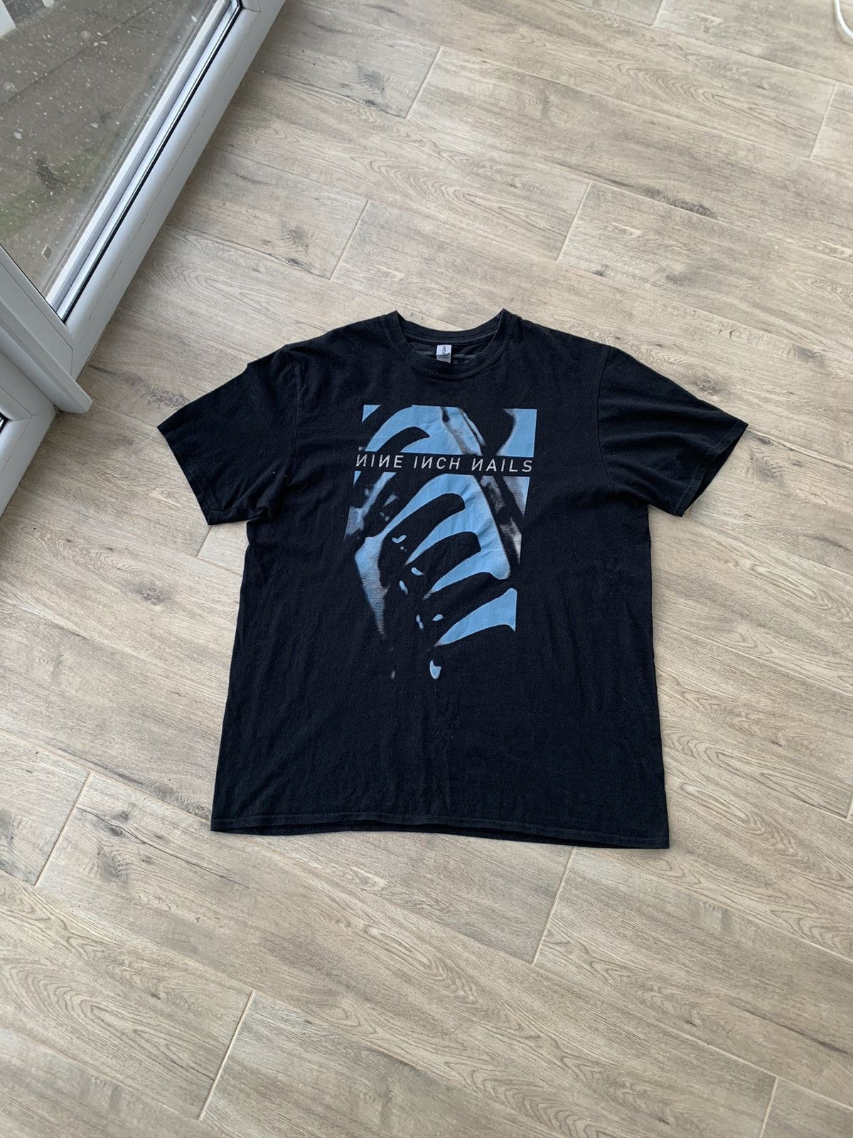 Band Tees × Vintage 🔥NINE INCH NAILS Pretty hate machine t-shirt NIN tee Size US L / EU 52-54 / 3 - 2 Thumbnail