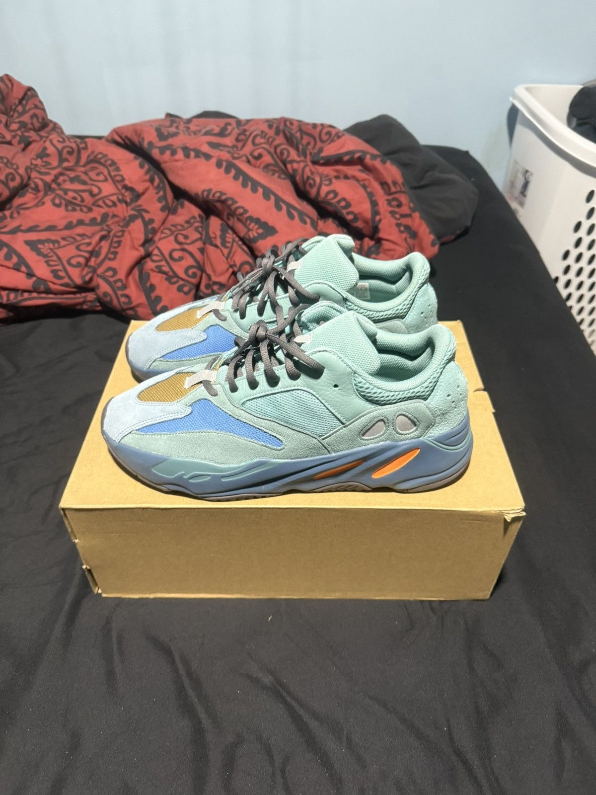 Yeezy yeezy boost 700 faded azure Size US 12.5 / EU 45-46 - 2 Thumbnail