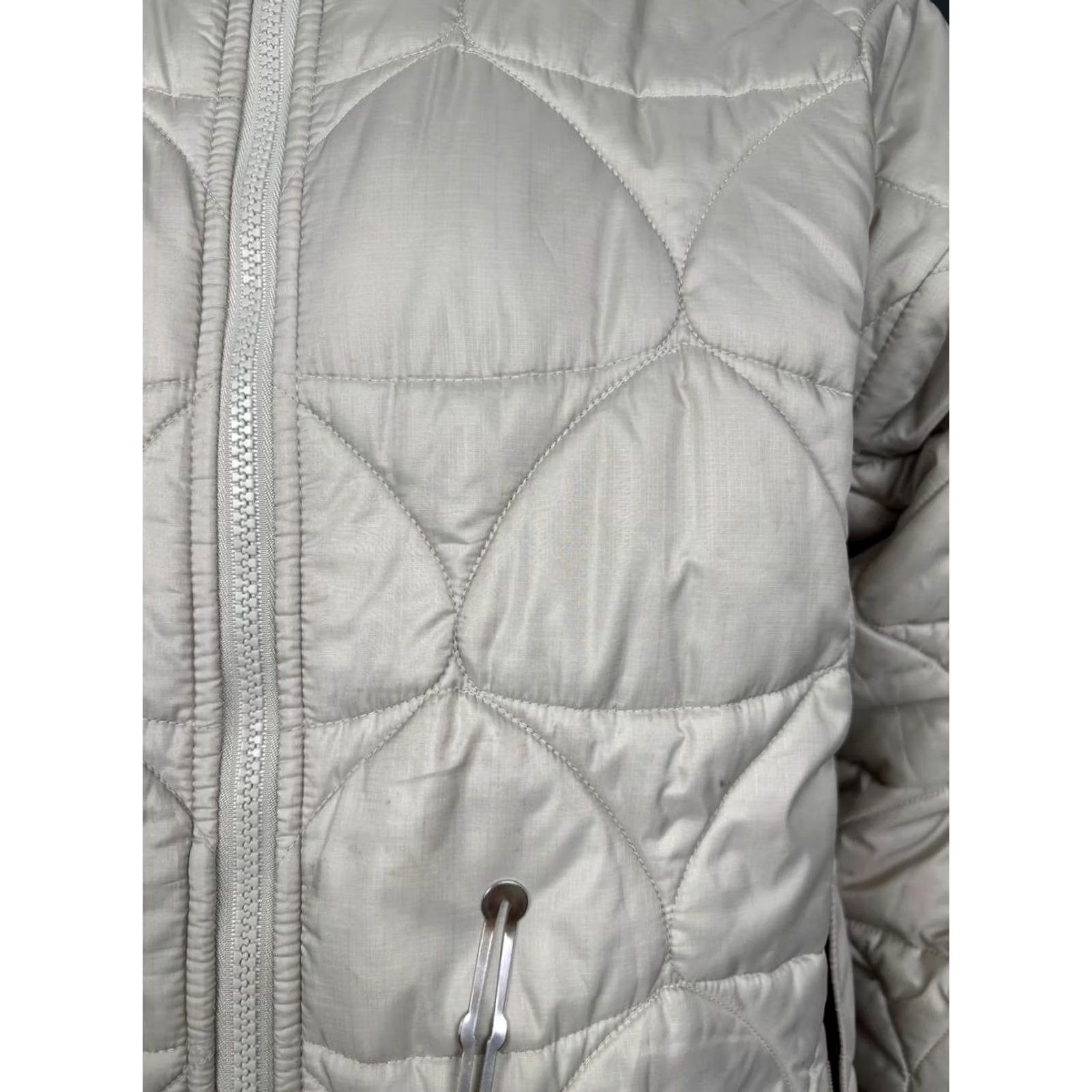 Nike Nike Quilted Jacket Mens Outer Layer L Ivory Polyester Long Sleeve Size US L / EU 52-54 / 3 - 7 Thumbnail