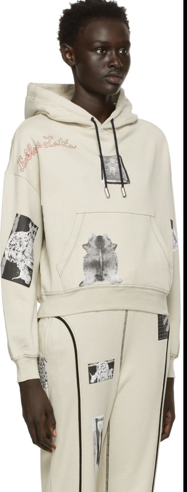 Eckhaus Latta Beige Miscellaneous Hoodie