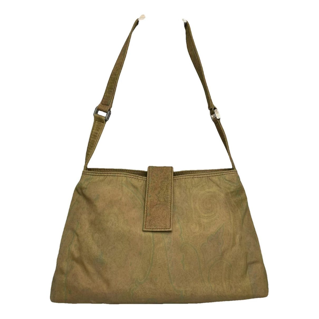 Etro Green Cotton Handbag Size ONE SIZE - 1 Thumbnail