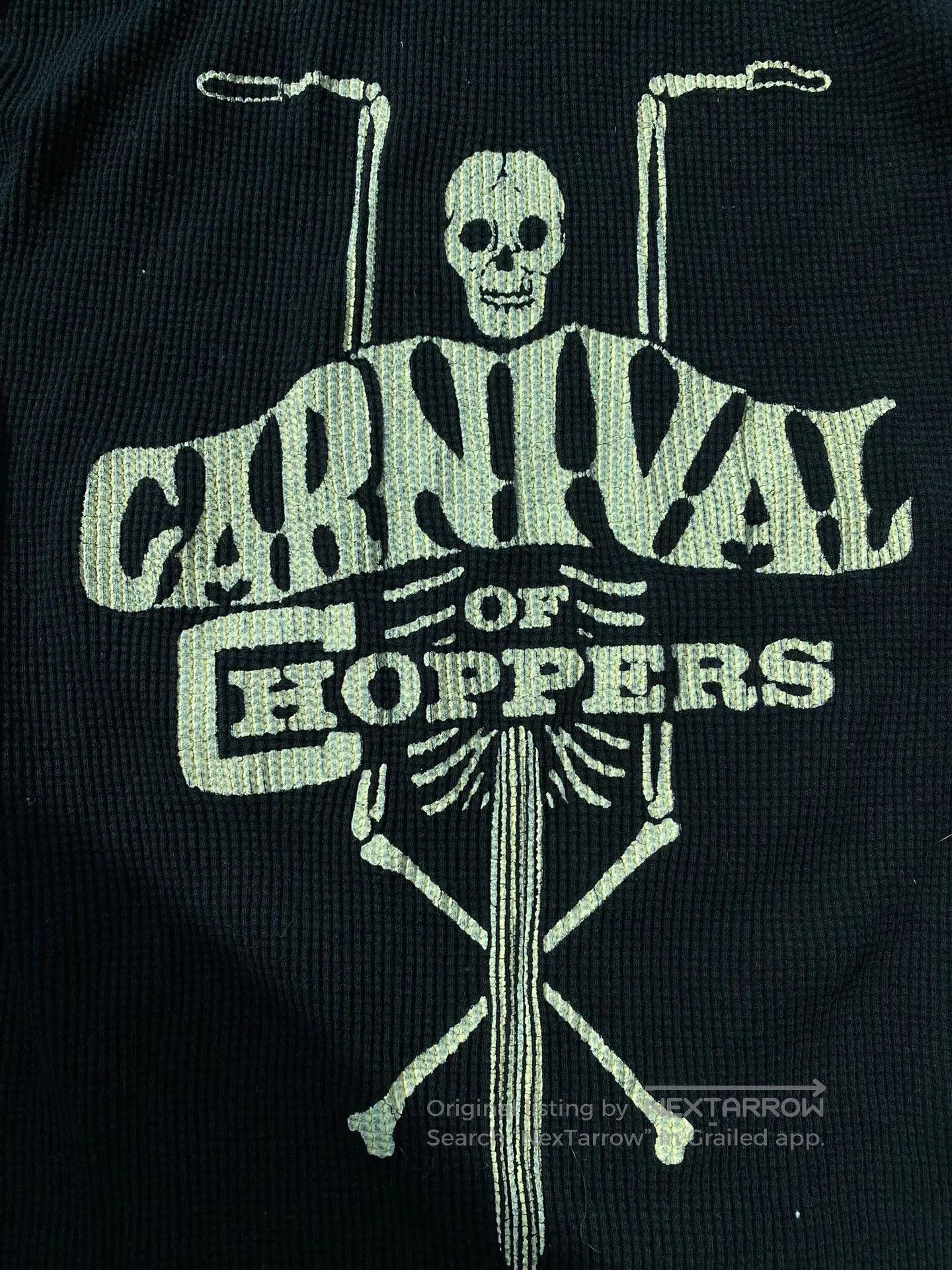 Freewheelers black long sleeve skeleton graphic shirt. Size US M / EU 48-50 / 2 - 2 Thumbnail