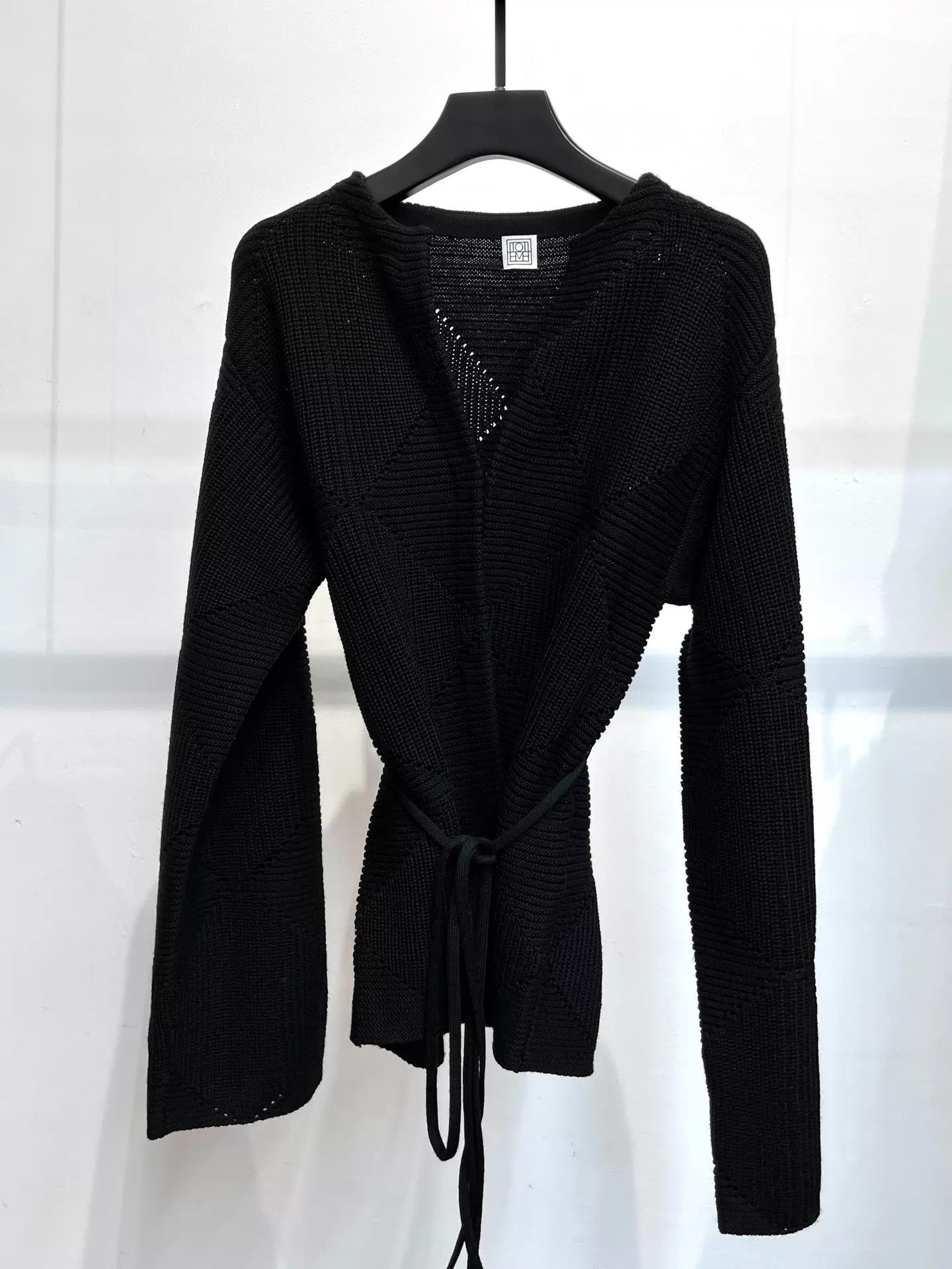 Toteme Toteme Subtle Pattern Silk Knit Jacket S Size S / US 4 / IT 40 - 6 Thumbnail