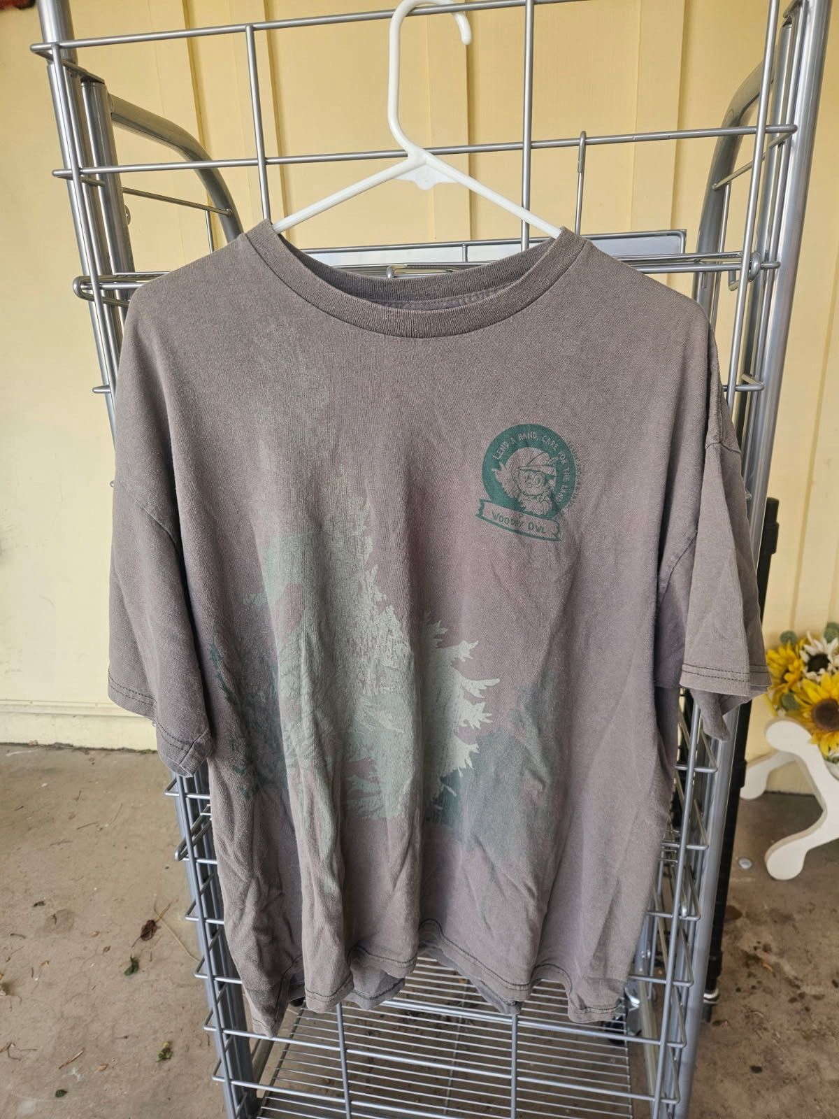 Delta Woodsy Owl Vintage Nature Forest Delta Tee Size US XL / EU 56 / 4 - 1 Thumbnail