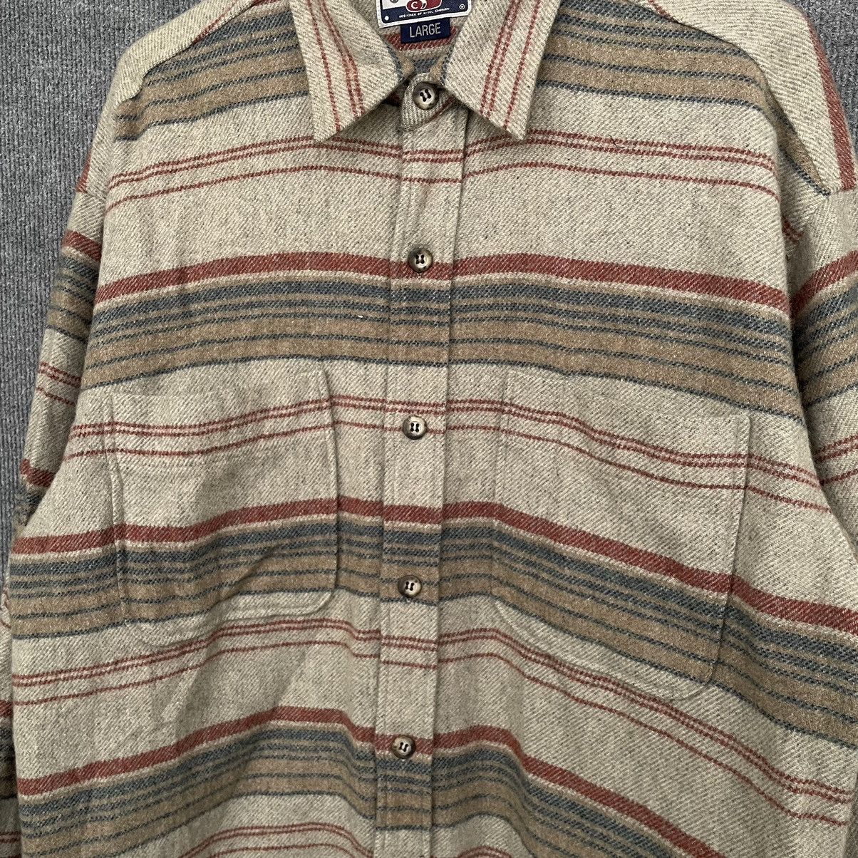 Nigel Cabourn × Vintage Vintage Nigel Cabourn Stripes Wool Jacket Size US L / EU 52-54 / 3 - 2 Thumbnail