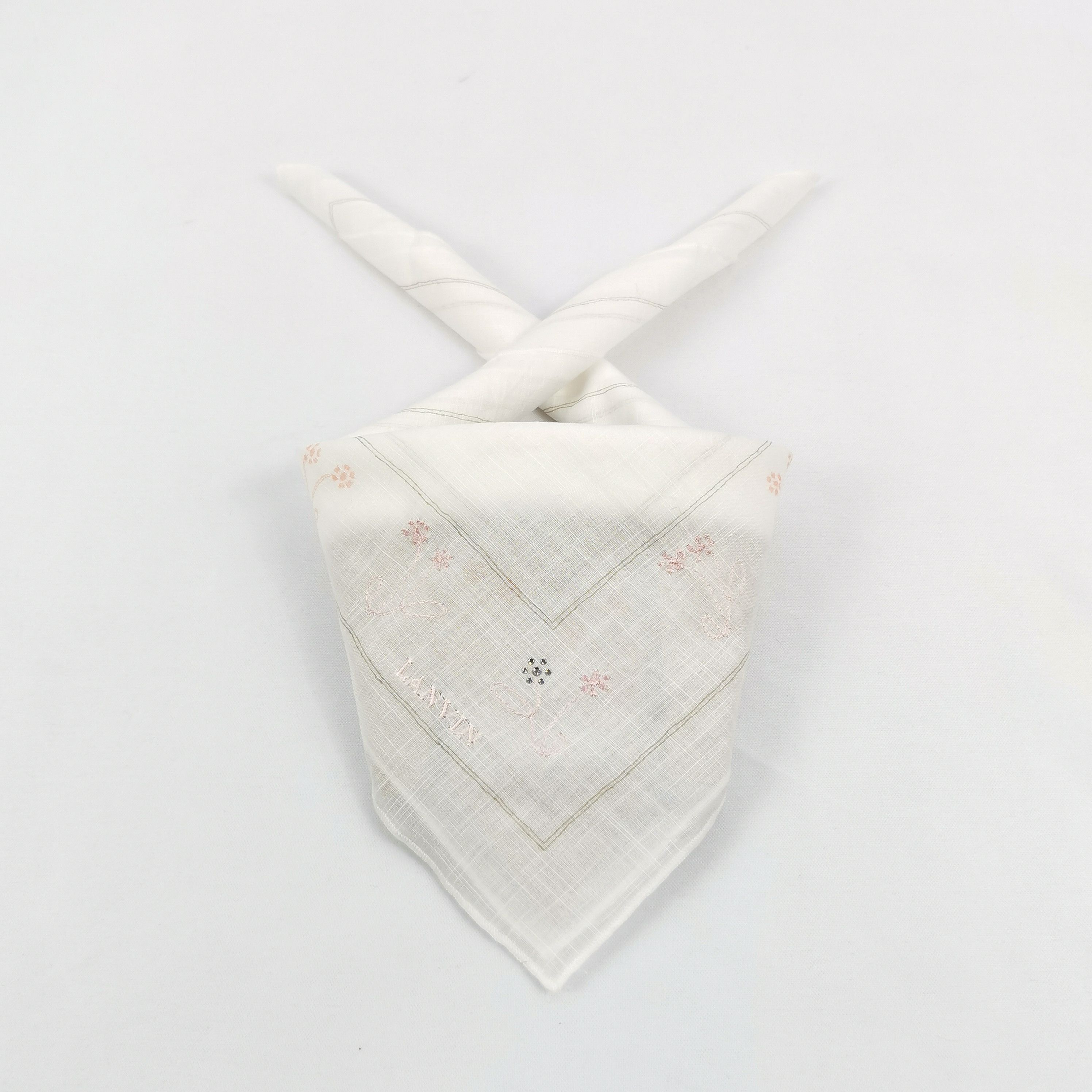 Lanvin Vintage Lanvin Handkerchief Neckerchief Bandana Size ONE SIZE - 1 Thumbnail