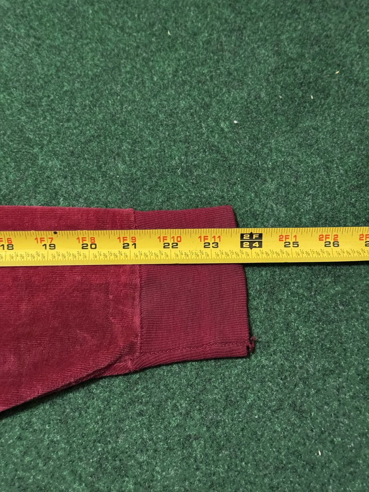 Vintage Vintage Velour 1/4 1/2 Zip Red 70s Large Talon Sweatshirt Size US L / EU 52-54 / 3 - 7 Thumbnail