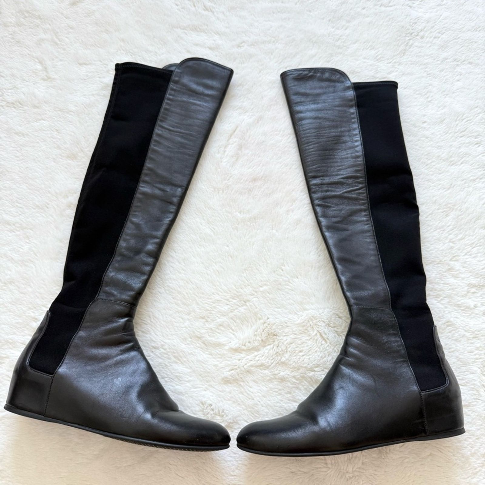 Stuart Weitzman Stuart Weitzman over the knee leather boots 8 US Retail 750$ Size US 8 / IT 38 - 1 Thumbnail