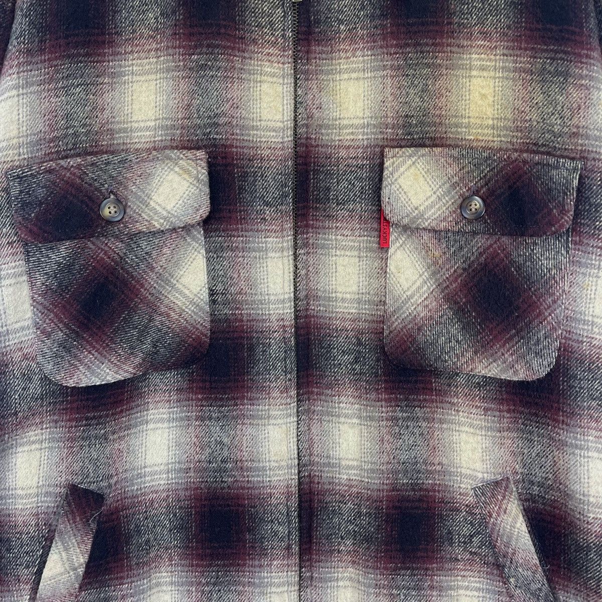 Flannel × Vintage 90’s Lucky Strike Shadow Plaid Size US M / EU 48-50 / 2 - 7 Thumbnail