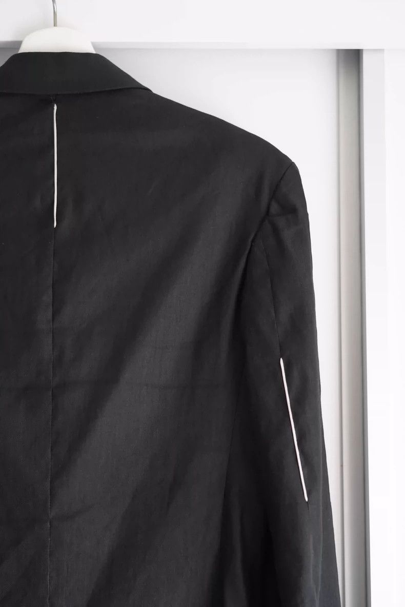 Yohji Yamamoto Yohji Yamamoto size 3 16ss agent white line suit 2501-Nexta Size 38R - 5 Thumbnail
