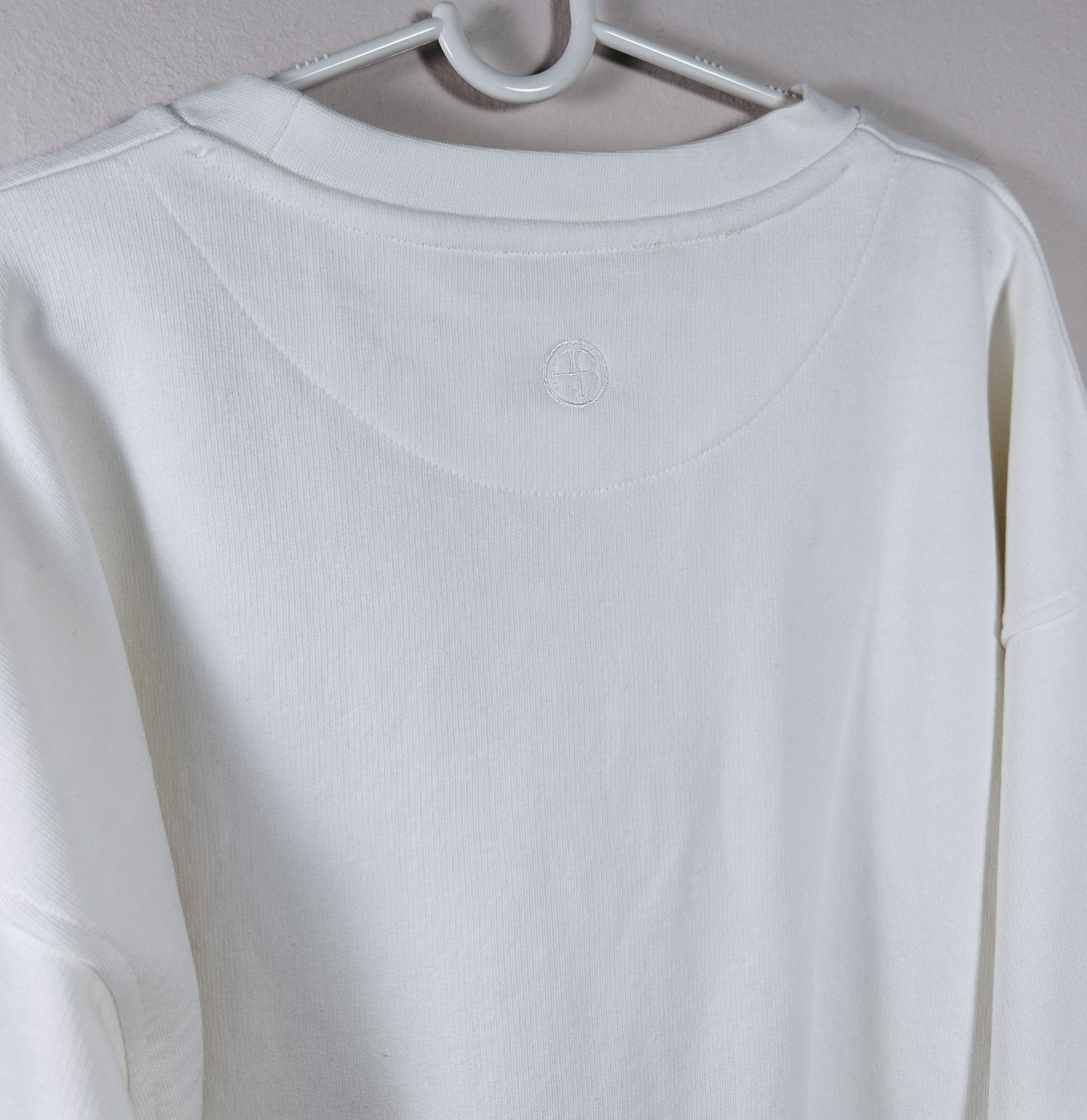 Anine Bing White cotton sweatshirt Size S / US 4 / IT 40 - 4 Thumbnail