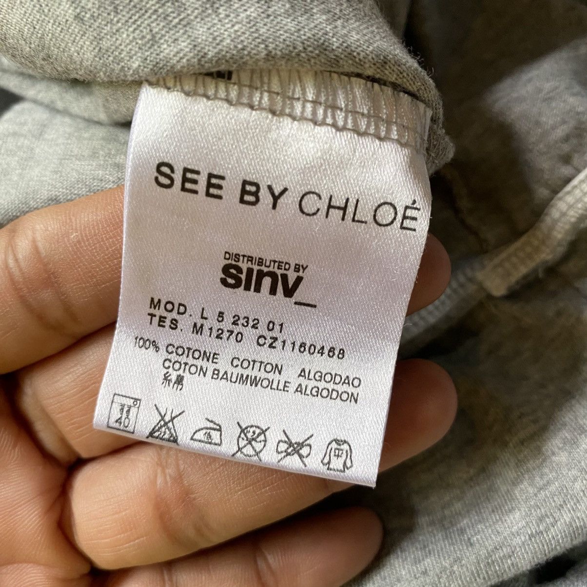 See by Chloe SEE BY CHLOE Soft Fabric Top with Blue-White Stripe Skirt Size S / US 4 / IT 40 - 6 Thumbnail