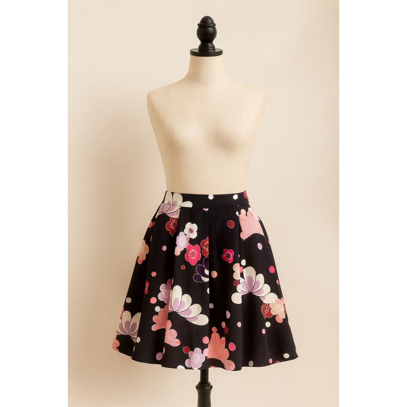 Ann Taylor Ann Taylor Petite Floral A-Line Skirt 6P Size 28" / US 6 / IT 42 - 1 Thumbnail