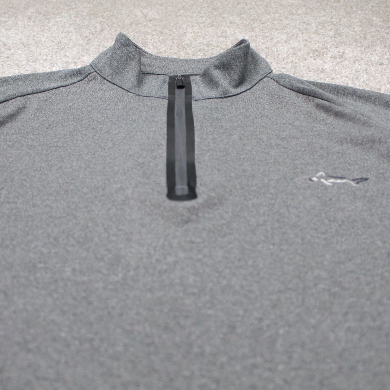 Tasso Elba Greg Norman for Tasso Elba Sweatshirt Mens Small Gray 1/4 Zip Pullover Sports Golf Shirt Size US S / EU 44-46 / 1 - 4 Thumbnail