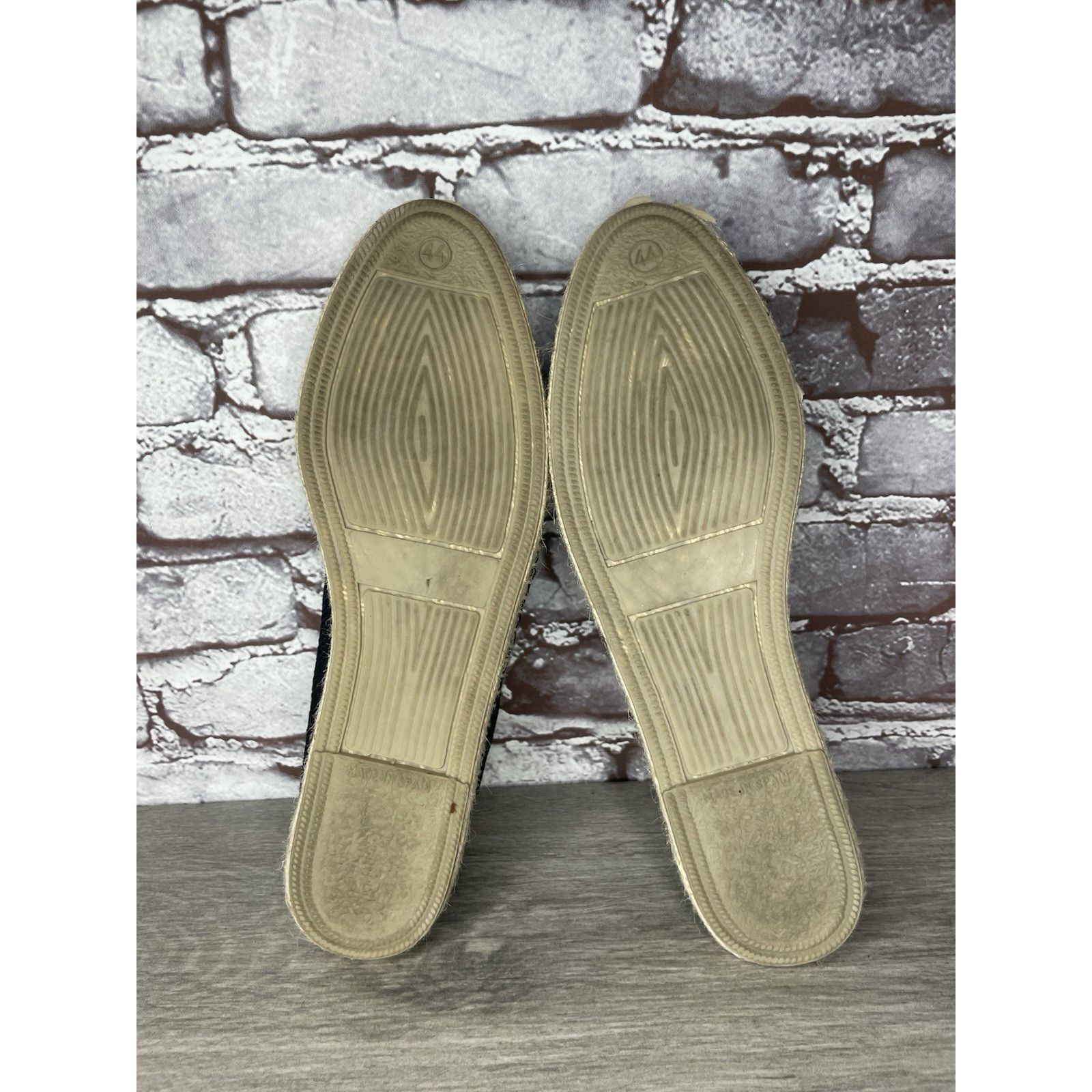 TONI GARD Toni Pons Jute Espadrille Black Canvas Slip On Comfort Casua Size US 10.5 / EU 43-44 - 19 Thumbnail