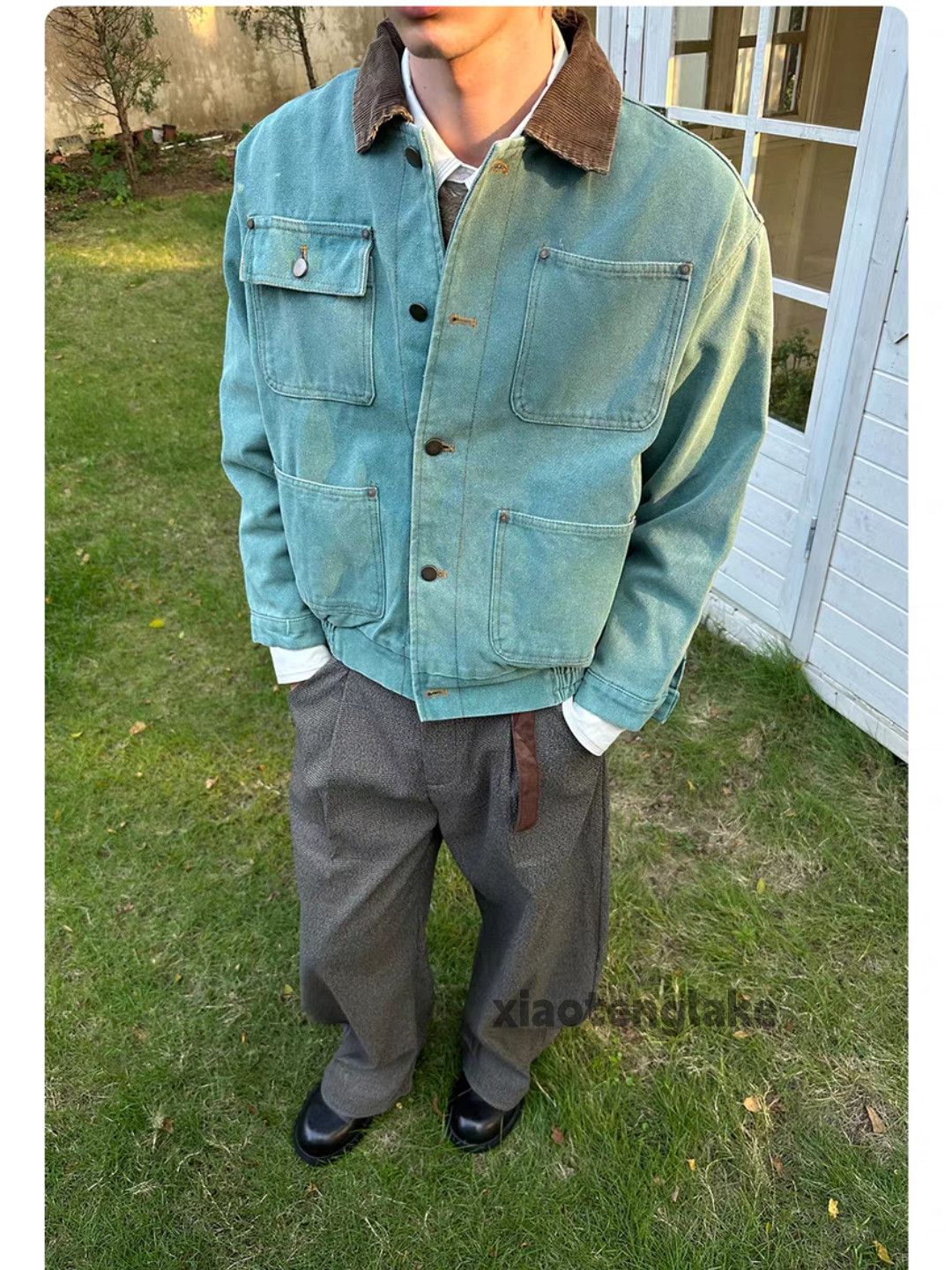 Vintage Unisex outdoor utility loose baggy skate hiphop jacket Size US L / EU 52-54 / 3 - 3 Thumbnail
