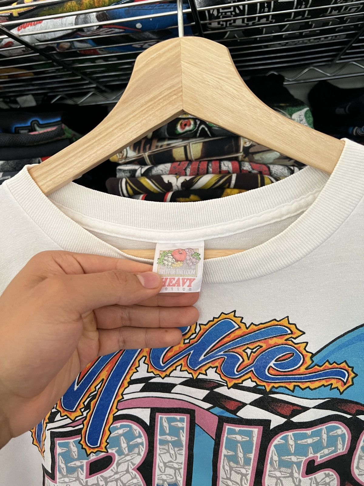 NASCAR 90s Mike Bliss The Hammer Racing Tee Size US L / EU 52-54 / 3 - 4 Thumbnail