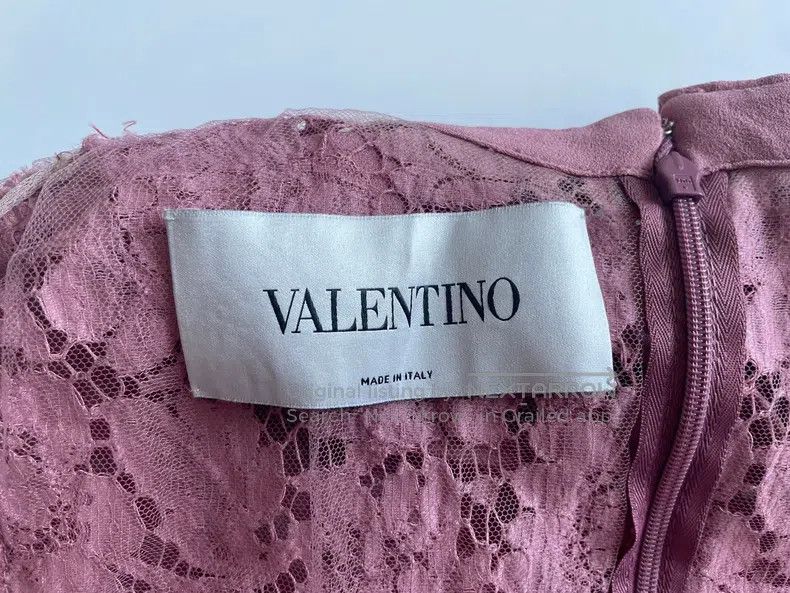 Valentino Valentino Pink lace dress Size L / US 10 / IT 46 - 5 Thumbnail