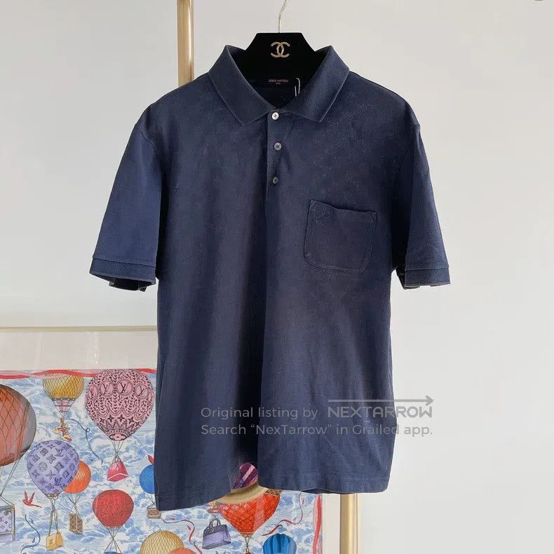 Louis Vuitton Louis Vuitton Blue T-shirt Size US XL / EU 56 / 4 - 1 Thumbnail
