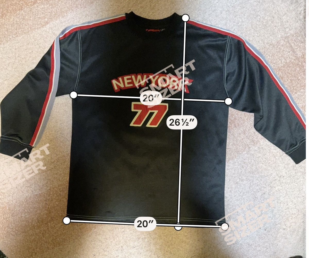 Other Vintage Under New York 77 Distressed Racing Jersey Youth L Size US XXS / EU 40 - 3 Thumbnail