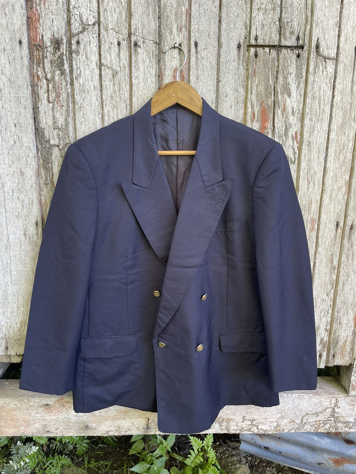 Pierre Cardin × Vintage Vintage Pierre Cardin Double-Breasted Wool Blazer Size 42S - 1 Thumbnail