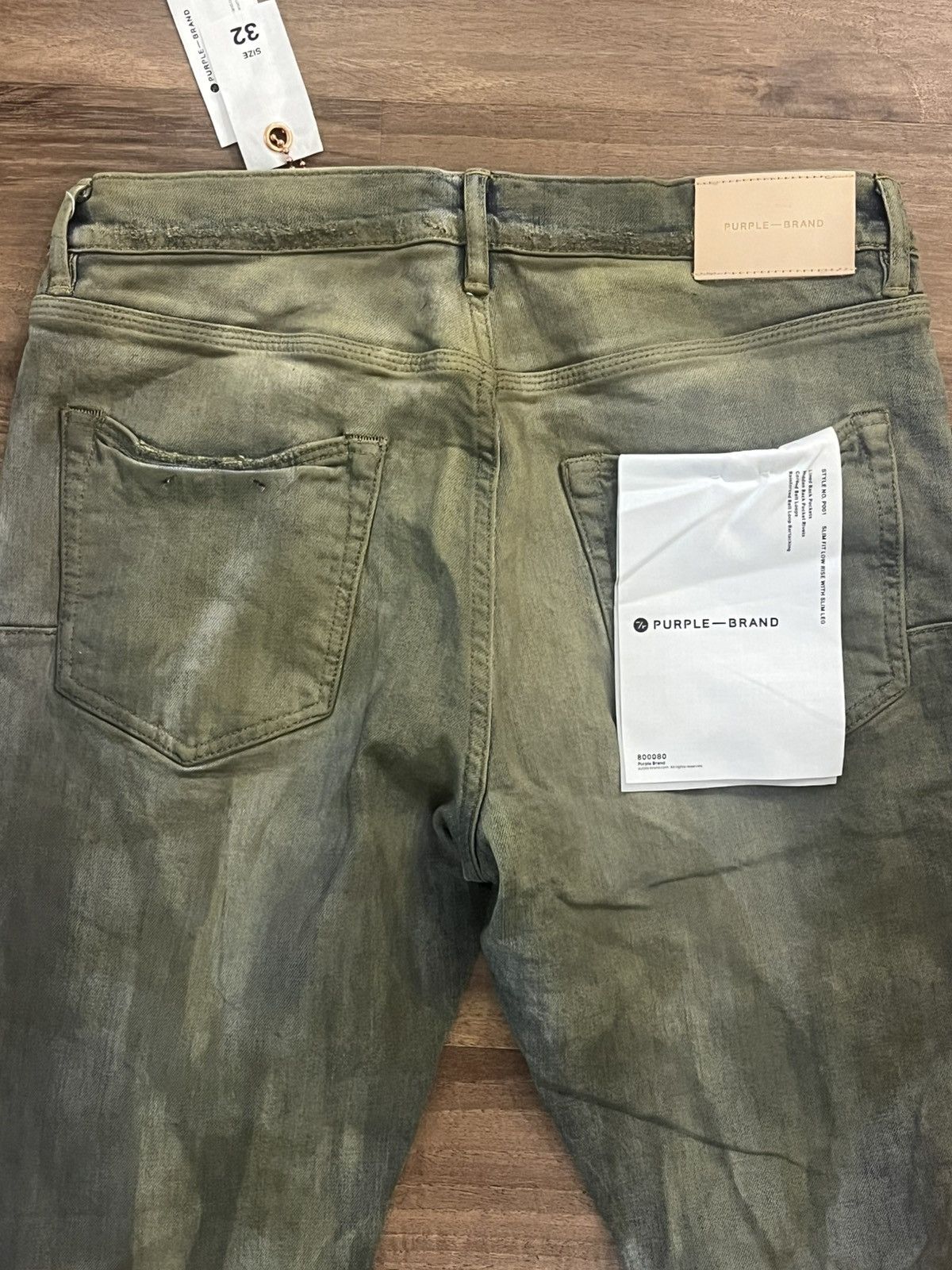 Purple Brand Light dirty blowout jeans sz 32 new Size US 32 / EU 48 - 4 Thumbnail